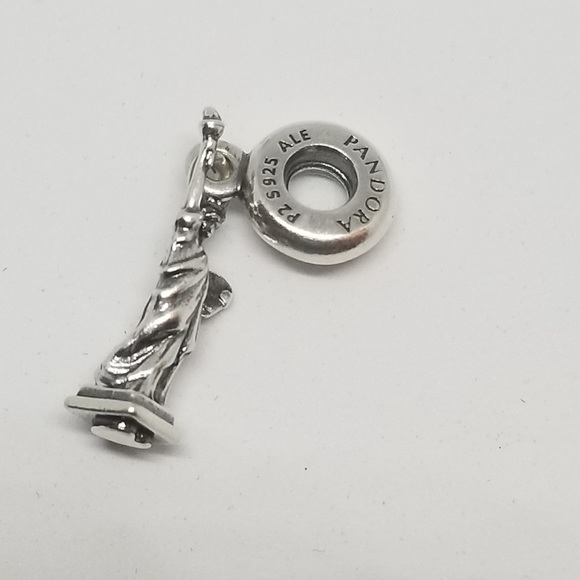 Pandora Dangle Bead Charm Statue of Liberty - Picture 2 of 5